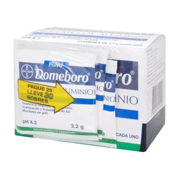 Imagen de DOMEBORO (ACETATO DE ALUMINIO) CJ *30 SOBRES