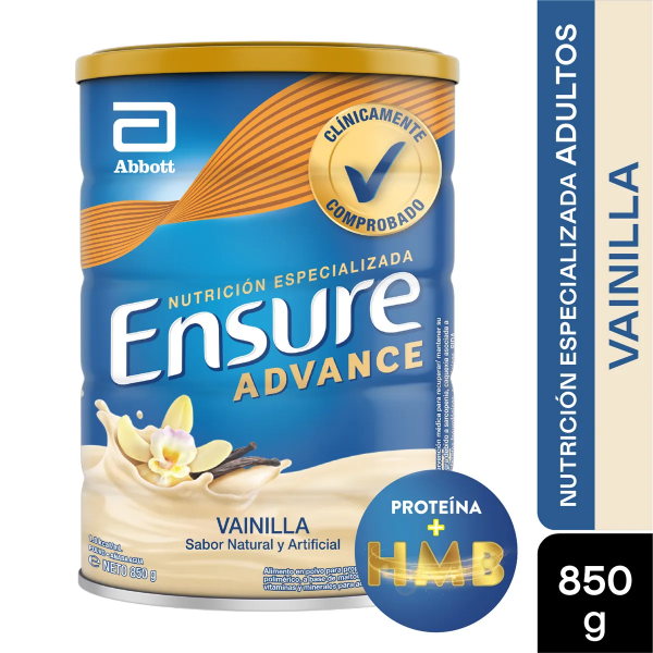 Imagen de ENSURE ADVANCE VAINILLA LATA * 850GR