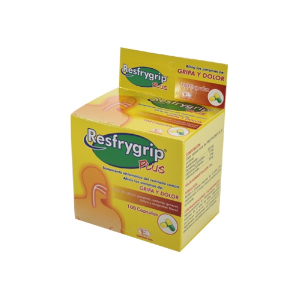 Imagen de RESFRYGRIP PLUS*100 CAPSULAS