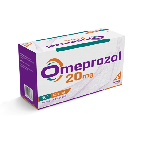 Imagen de OMEPRAZOL 20MG CAJA*300 CAPS
