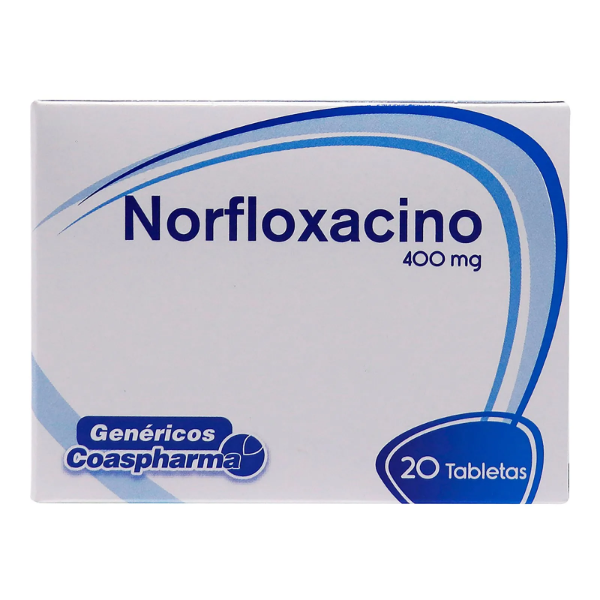 Imagen de NORFLOXACINO 400MG CAJA*20UN