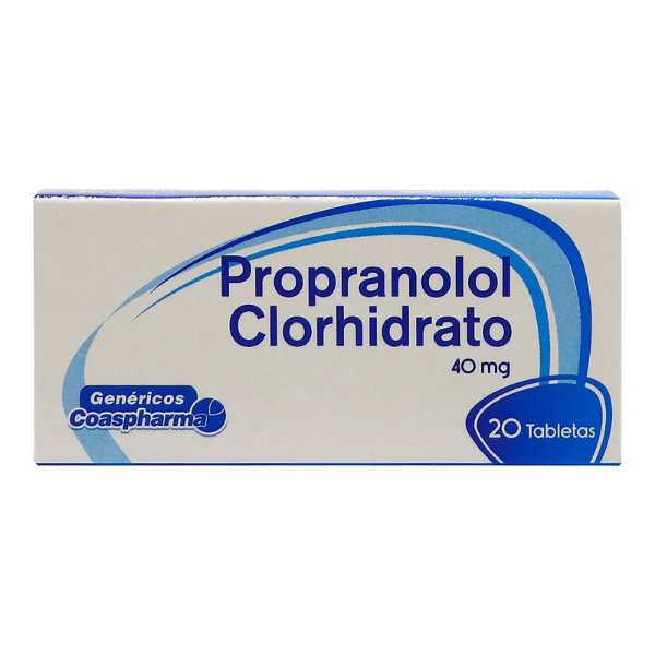 Imagen de PROPANOLOL 40MG*20TAB Coaspharma