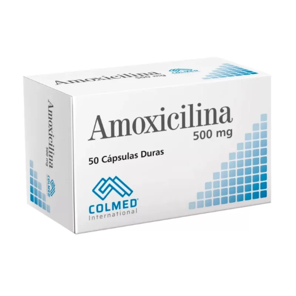 Imagen de AMOXICILINA 500Mg CJ*50 CAPS Colmed