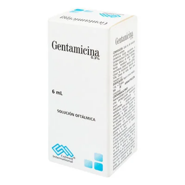 Imagen de GENTAMICINA 0.3% SOL OFTALMICA FCO*6 ML