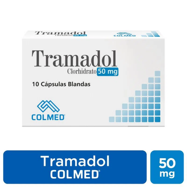 Imagen de TRAMADOL 50MG CAJA * 10 CAPS BLANDAS