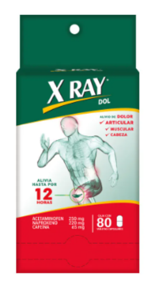 Imagen de X RAY DOL CAJA*48 TABS