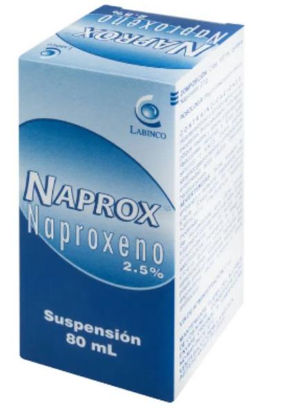 Imagen de NAPROX  NAPROXENO 2.5% SUSP FCO 80ML