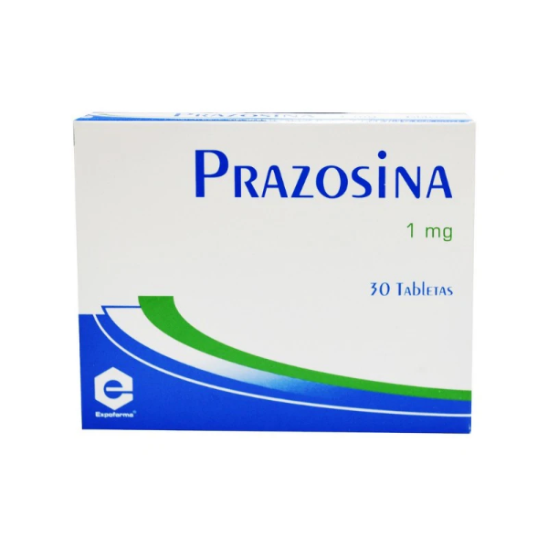 Imagen de PRAZOSINA 1MG CAJA*30 TABLETAS