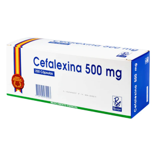 Imagen de CEFALEXINA 500MG CJ*250 CAPS
