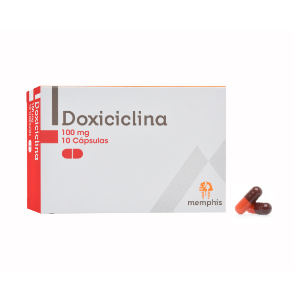 Imagen de DOXICICLINA 100 MG CAJA * 10 CAPS