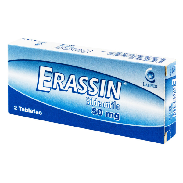 Imagen de ERASSIN 50 MG CAJA*2 TABLETAS