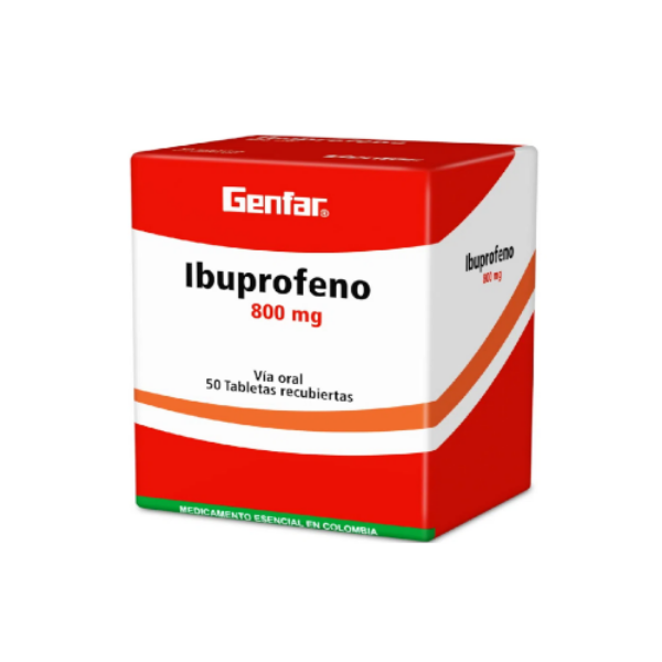 Imagen de IBUPROFENO 800MG * 50 TBS RECUB