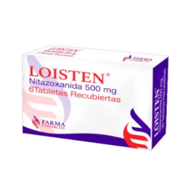Imagen de LOISTEN (NITAZOXANIDA) 500MG CJ*6TAB