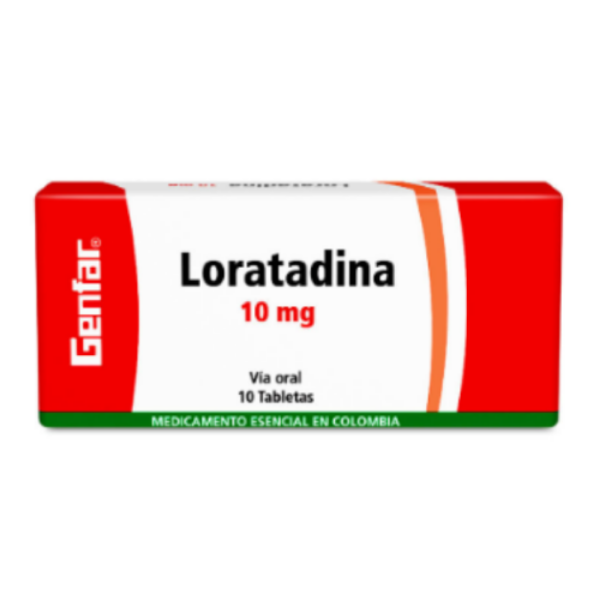 Imagen de LORATADINA 10Mg*10 COMPRIMIDOS