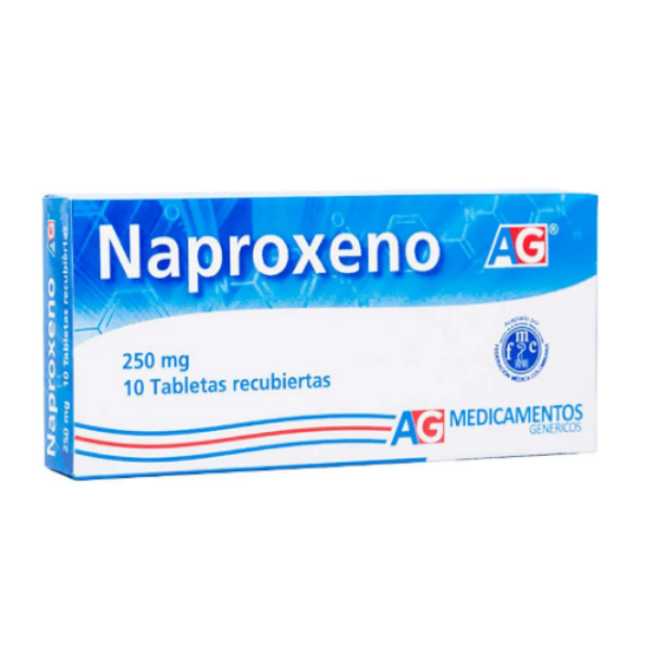 Imagen de NAPROXENO 250 MG CJ*10 TABS