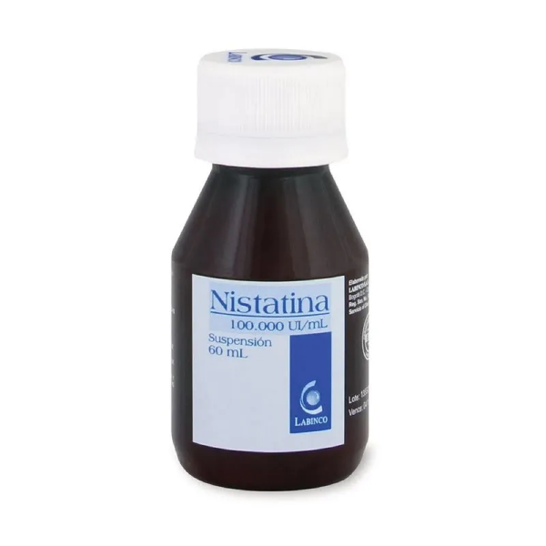Imagen de NISTATINA 100.000UI/ML SUSP*60ML