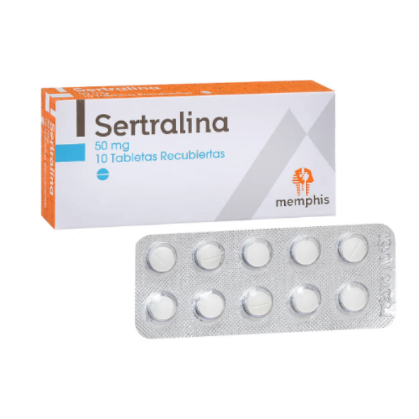 Imagen de SERTRALINA 50MG CJ*10 TAB (MEMPHIS)