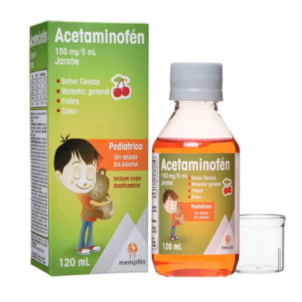 Imagen de ACETAMINOFEN 150Mg/5ML JARABE FCO*120ML