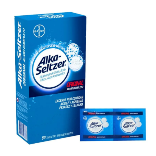Imagen de ALKA-SELTZER ORIGINAL*60 TBS EFERVECENTE