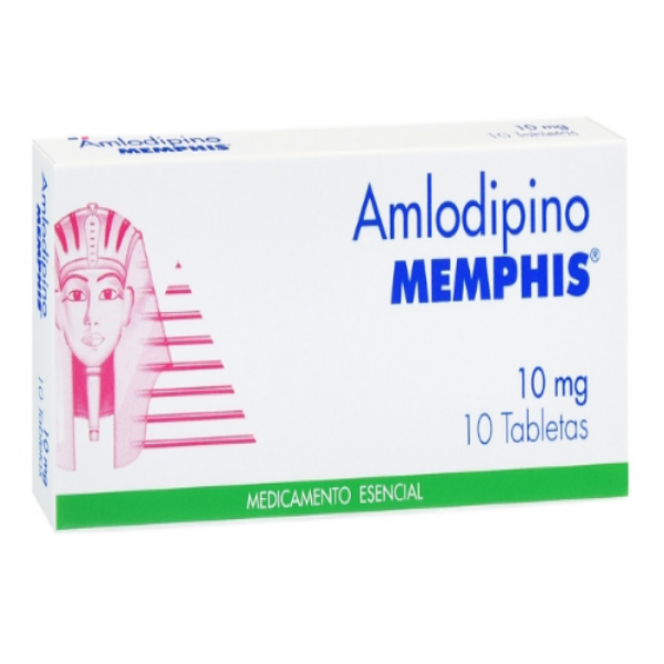 Imagen de AMLODIPINO 10MG CAJA*10 TABS