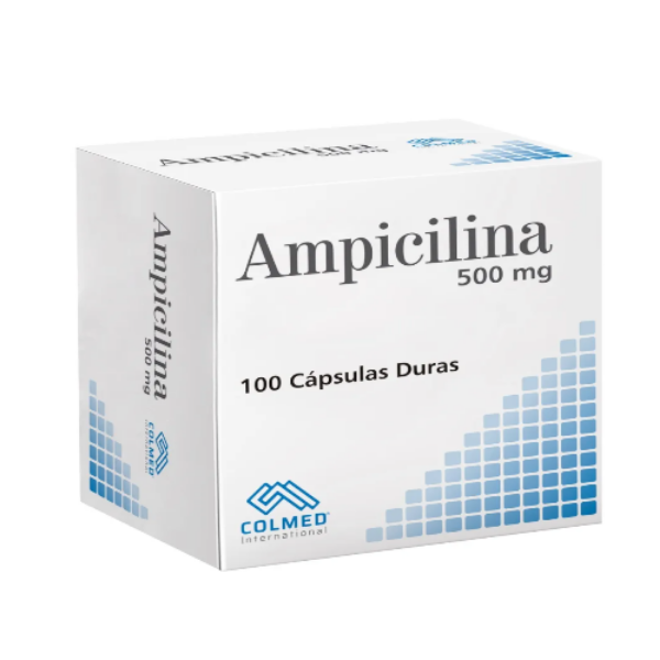 Imagen de AMPICILINA 500MG CAJA * 100 CAPS