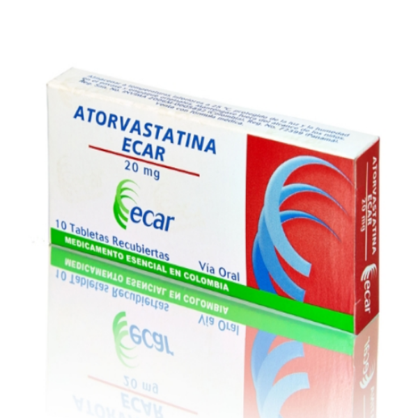 Imagen de ATORVASTATINA 20MG*10TAB