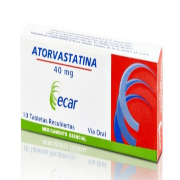 Imagen de ATORVASTATINA 40MG*10 TAB