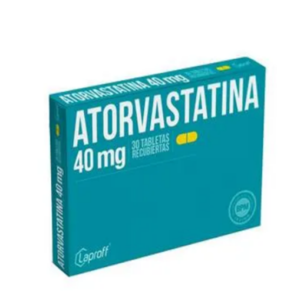 Imagen de ATORVASTATINA 40MG CJ*30 TAB