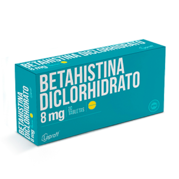 Imagen de BETAHISTINA 8MG CAJA*20 TABS