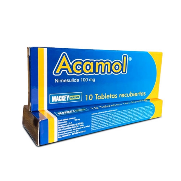 Imagen de ACAMOL(NIMESULIDA) CJ*10TBS