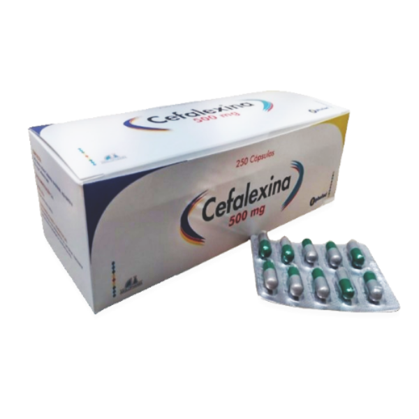 Imagen de CEFALEXINA 500 MG *250 CAPS