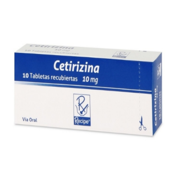 Imagen de CETIRIZINA 10MG CJ*10TAB