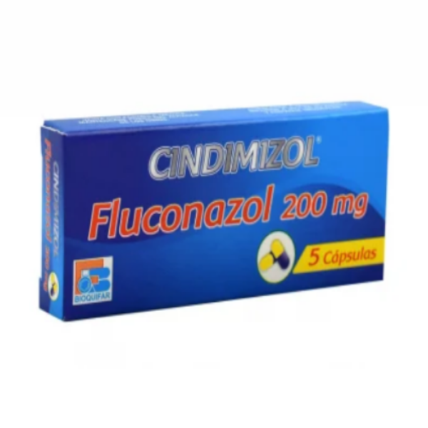 Imagen de CINDIMIZOL ( FLUCONAZOL 200 MG)*5 CAP