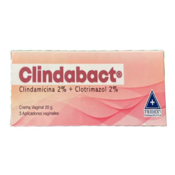 Imagen de CLINDABACT CREMA VAGINAL *20GR (CLINDA + CLOTRI)