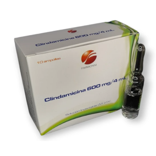 Imagen de CLINDAMICINA 600MG *10 AMPOLLAS
