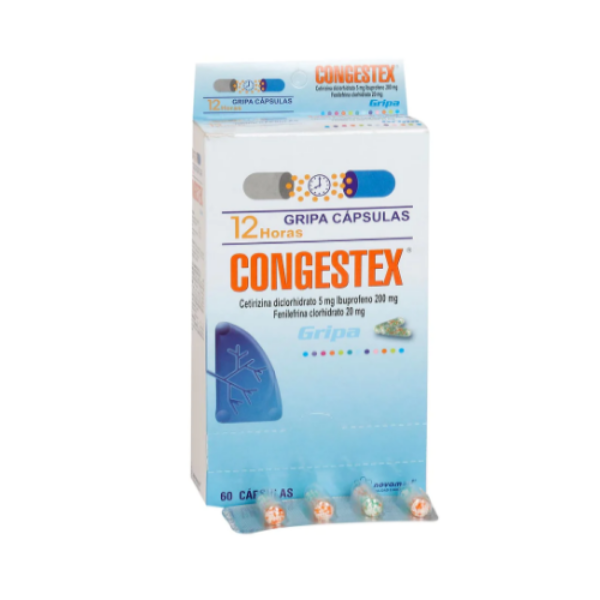 Imagen de CONGESTEX GRANULADO*60 CAPS