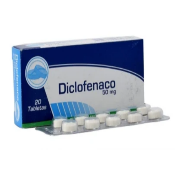 Imagen de DICLOFENACO 50MG *20TAB