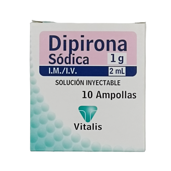 Imagen de DIPIRONA1Gr/2Ml CJ*10 AMP Vitalis