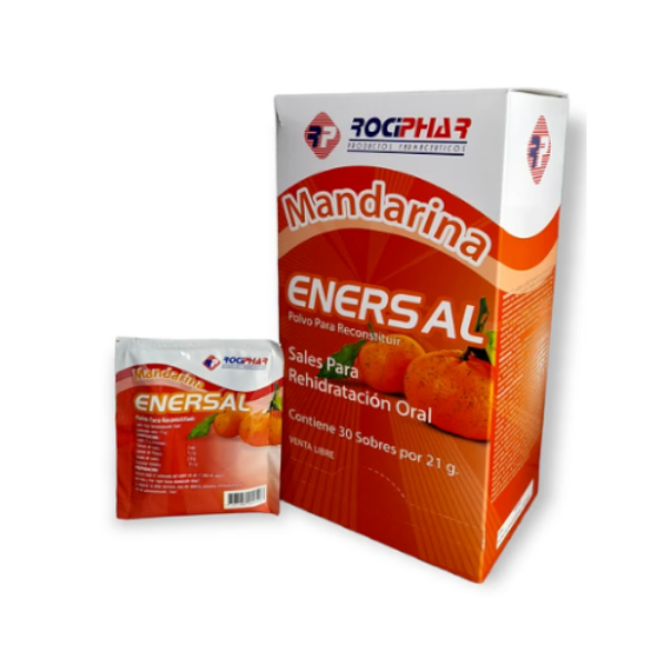 Imagen de ENERSAL CAJA X30 SOBRES MANDARINA