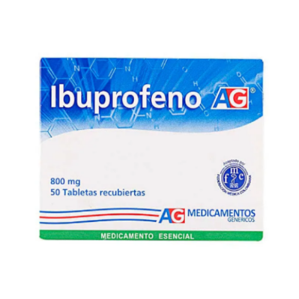 Imagen de IBUPROFENO 800 MG CJ X 50 TAB