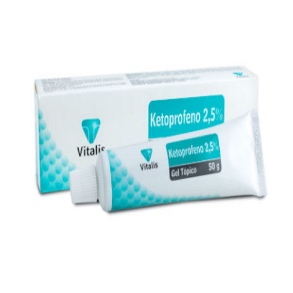 Imagen de KETOFLEX  (ketoprofeno 2.5%)*50 GR GEL TOPICO