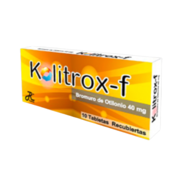 Imagen de KOLITROX-F (BROMURO DE OTILONIO 40MG)*10 TAB