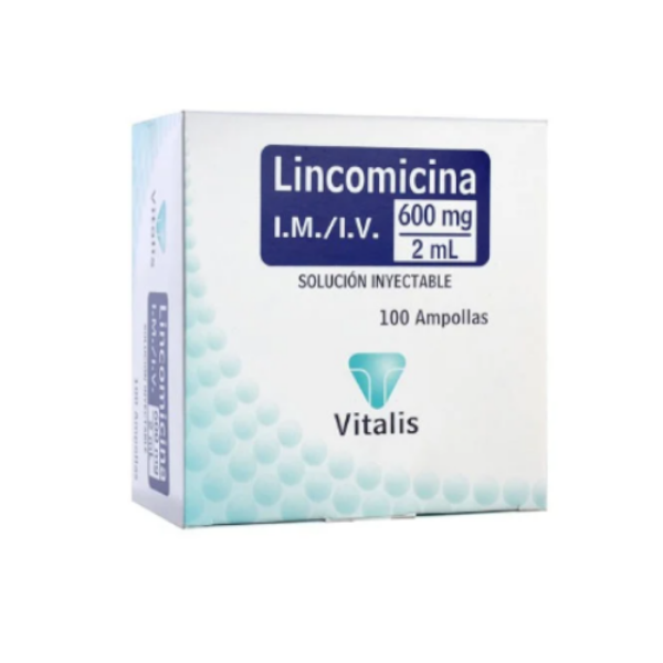 Imagen de LINCOMICINA 600MG/2ML CJ*100 AMP