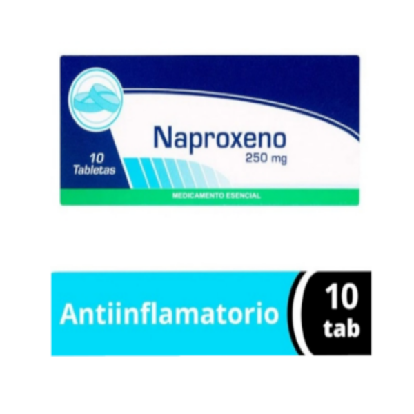 Imagen de NAPROXENO 250MG*10 TABS