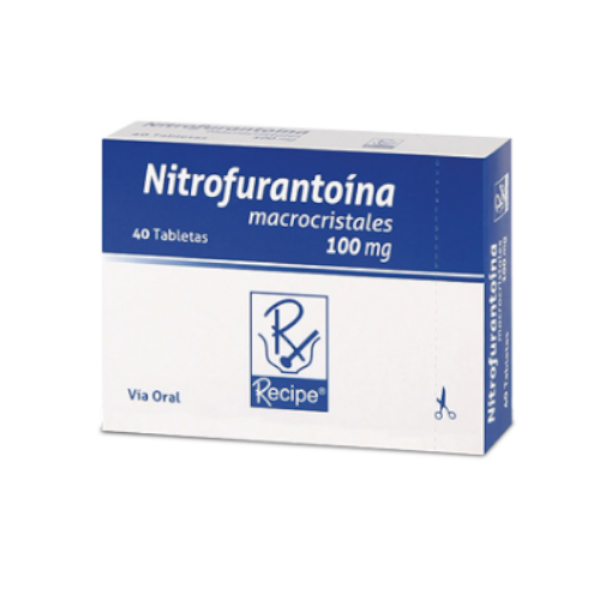 Imagen de NITROFURANTOINA 100MG CJ *40 TAB