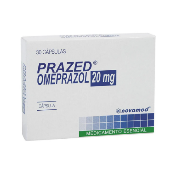 Imagen de PRAZED (OMEPRAZOL 20 MG CAJA*30 CAPS