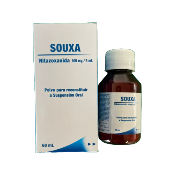 Imagen de SOUXA 100MG/5ML SUSP (NITAZOXANIDA) FRADCO * 60ML