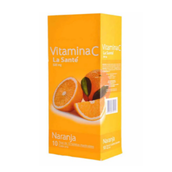 Imagen de VITAMINA C  TABLETAS MASTICABLES  NARANJA *100 TABLETAS