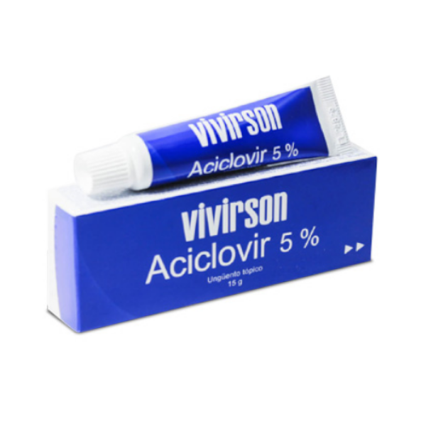 Imagen de VIVIRSON (ACICLOVIR 5%) UNG TUBO*15 GR