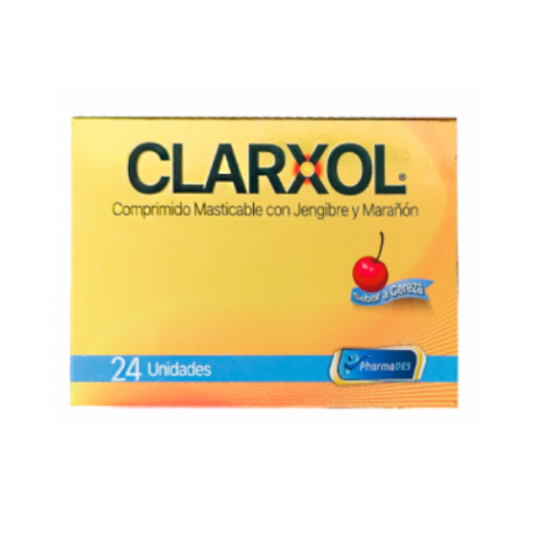 Imagen de CLARXOL CJ*24 TABS MAST. SABOR CEREZA